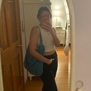 Marc by Marc Jacobs Turquoise Leather Moto Bag